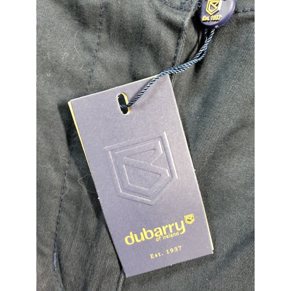 Dubarry Of Ireland Pants Sz 12 Eu 42 Womens Blue Cropped Khaki Chino Twill NWT - Picture 3 of 15